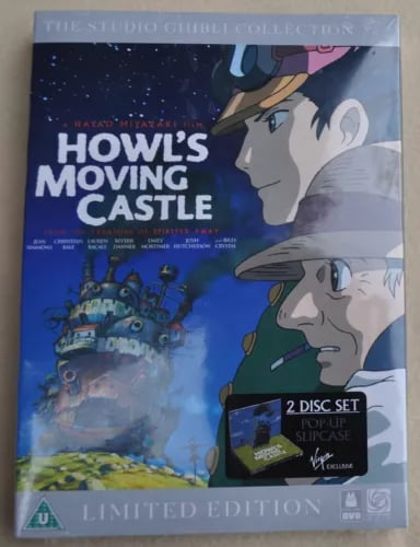 Howl's Moving Castle Studio Ghibli Anime DVD (2 Discs Set Includes Art cards) Region 2 Brand New Howl's Moving Castle Studio Ghibli Anime DVD (2 Discs Set Includes Art cards) Region 2 Brand New