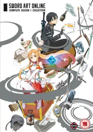 Sword Art Online: Komplett Sesong 1 Collection DVD Sword Art Online: Komplett Sesong 1 Collection DVD