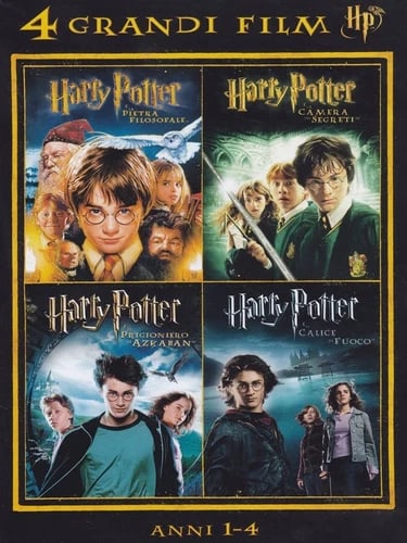 Harry Potter Anni 1,4 (4 Grandi Film) (Box 4 Dv) (DVD) peter mullan emma watson Region 2 Brand New