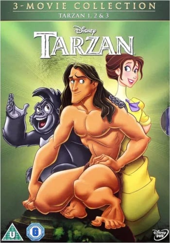 Tarzan Trilogia - DVD Kolmoispakkaus