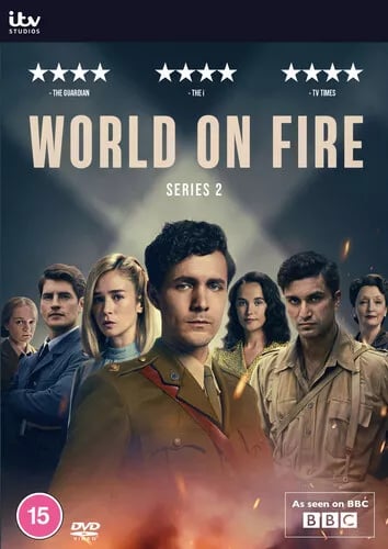 World On Fire: Sæson 2 (2023) DVD – Jonah Hauer-King, 2 diske
