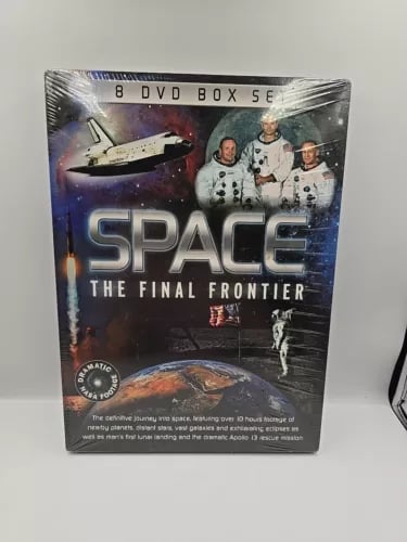 8 Dvd Box Set "Space" - The Final Frontier Inc Apollo, Cosmos, One Small Step Region 2 Brand New