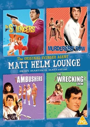 Matt Helm Lounge: The Silencers/Murderers' Row/The Ambushers/ [PG] DVD Box Set Region 2 Brand New