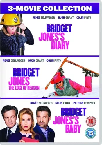 BRIDGET JONES TRILOGY DVD COLLECTION PART 1 2 3 MOVIE FILM R2 Region 2 Brand New