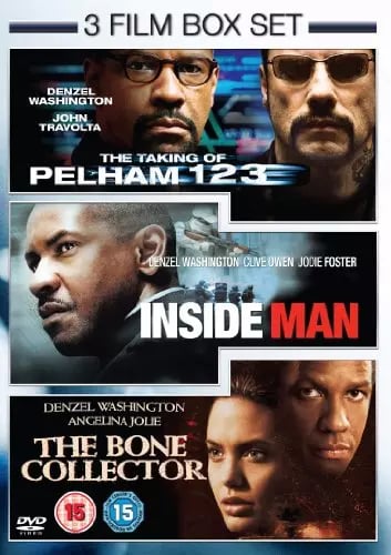 Trilleri Boksisetti: Taking Of Pelham 123, Inside Man & Bone Collector (DVD, 2010)