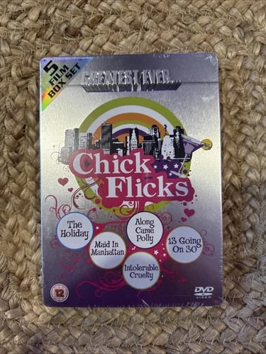 Chick Flicks - 5 DVD Box Set Steelbook - Region 2 Brand New Chick Flicks - 5 DVD Box Set Steelbook - Region 2 Brand New