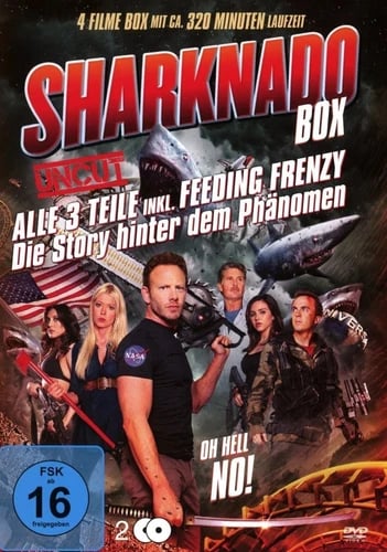 Sharknado 1-3 Deluxe-Box-Edition (2 DVDS) (DVD) Tara Reid David Hasselhoff Region 2 Brand New