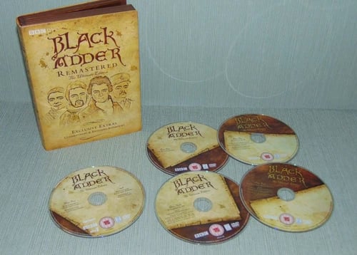 BLACKADDER COMPLETE SERIES 1-4 DVD COLLECTION BOX SET DIGITALLY REMASTERED R2 Region 2 Brand New