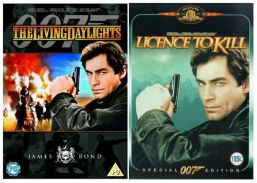 TIMOTHY DALTON JAMES BOND DVD LIVING DAYLIGHTS LICENCE TO KILL R2 Region 2 Brand New