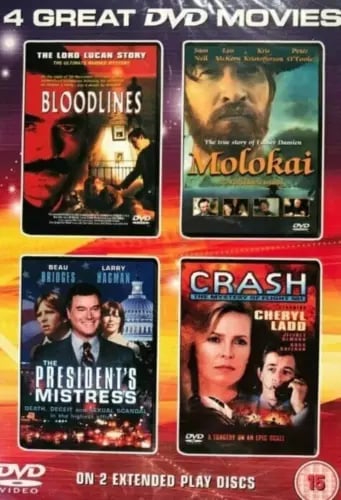 Bloodlines / Molokai / The President's Mistress / Crash: The Mystery of Flight 5 Region 2 Brand New