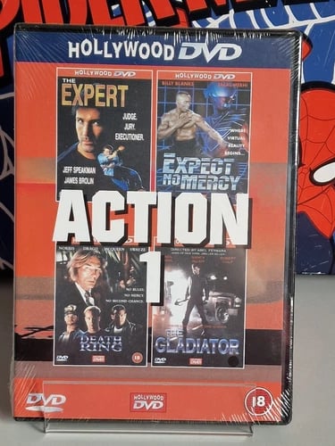Action 1 The Expert, Expect No Mercy Hollywood DVD Region 2 Brand New