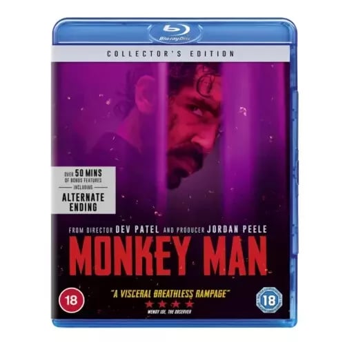 Monkey Man [18] Blu-ray (C7)