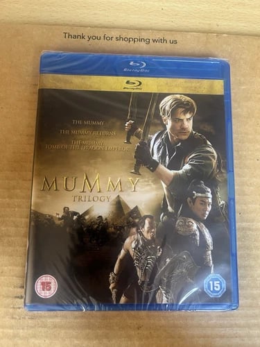 The Mummy: Trilogy - Reg Free Blu-ray Box Set - Brendan Fraser Region 2 Brand New