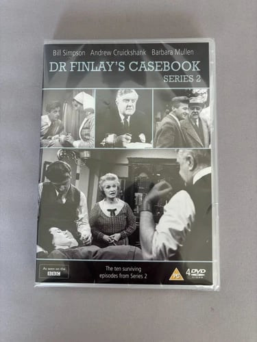 Dr Finlay`s Casebook: Complete 2nd Series DVD Bill Simpson Region 2 Brand New Dr Finlay`s Casebook: Complete 2nd Series DVD Bill Simpson Region 2 Brand New