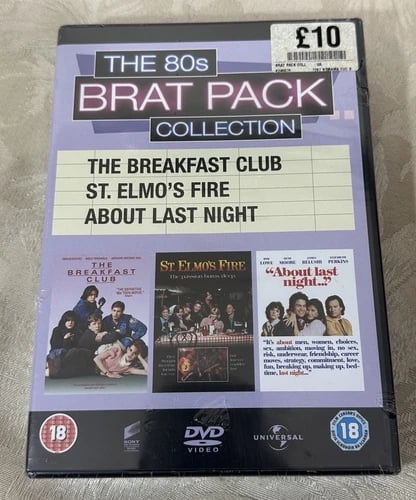 The 80s Brat Pack Collection - 3 Movie DVD Box Set - / Region 2 Brand New The 80s Brat Pack Collection - 3 Movie DVD Box Set - / Region 2 Brand New