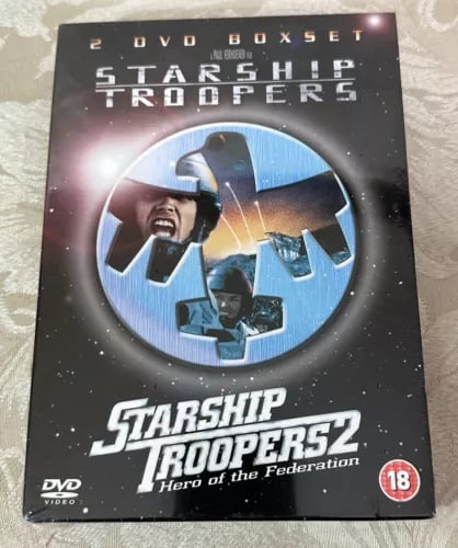 Starship Troopers 1 & 2 - DVD Box Sæt / Region 2