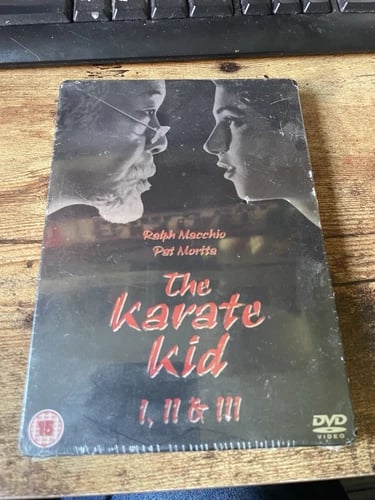The Karate Kid 1 2 AND 3 STEELBOOK Steel Book Box Set RARE Region 2 Brand New