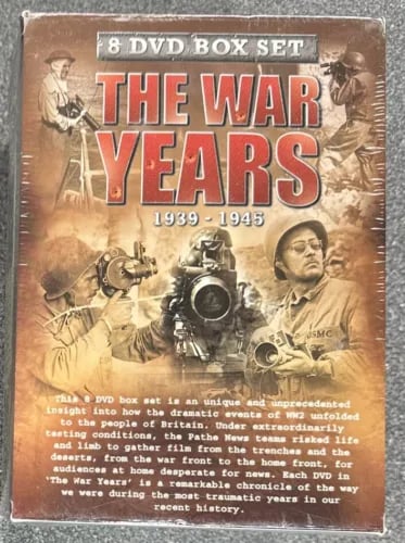 The War Years 1939-1945 8 DVD Box Set Region D-Day EB23 Brand New