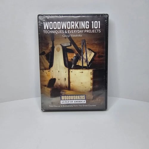 Trearbeid 101: Teknikker og hverdagsprosjekter – George Vondriska (DVD, Region 2)