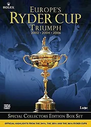 Ryder Cup Europa Triumf 2002, 2004, 2006 (DVD Boks Sæt, Region 2) Ryder Cup Europa Triumf 2002, 2004, 2006 (DVD Boks Sæt, Region 2)