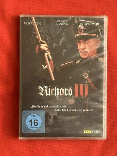 Richard III with Ian McKellen Annette B DVD Region 2 Brand New