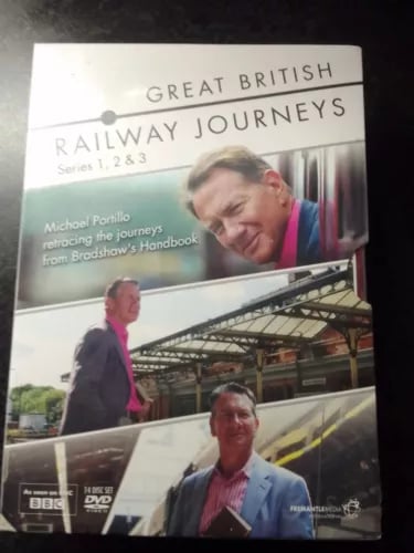 Great British Railways Journeys 1-3 DVD Bokssett