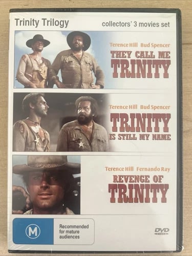 Trinity Trilogy (Terence Hill, Bud Spencer) 3 Movie DVD - Compatible Region 2 Brand New