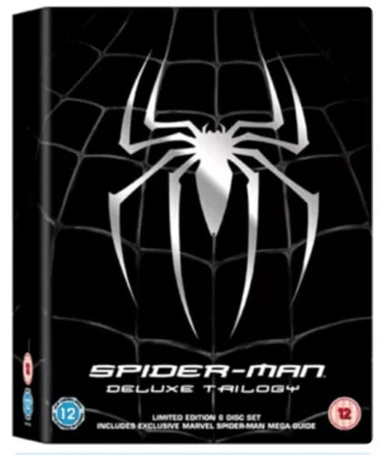 SPIDER-MAN DELUXE TRILOGY DVD BOX SET NOT REGION 2 SIX DISC #2 Brand New