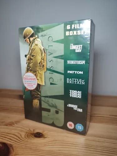 6 Classic War Film Boxset DVD Great Escape, Escape To Victory Region 2 Brand New