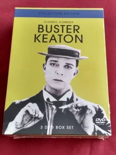 Buster Keaton DVD Box Set Classic Comedy Collectors Edition B&W R0 Region 2 Brand New Buster Keaton DVD Box Set Classic Comedy Collectors Edition B&W R0 Region 2 Brand New