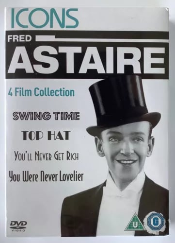 Fred Astaire: 4 Film Collection (DVD) (2010) (R.2) (Black And; White) (-) Region 2 Brand New