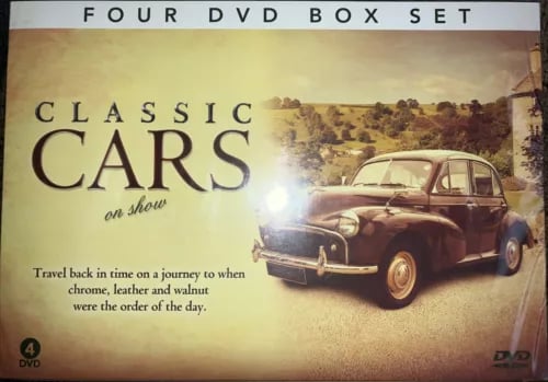 Classic Cars On Show - 4 DVD Boksi