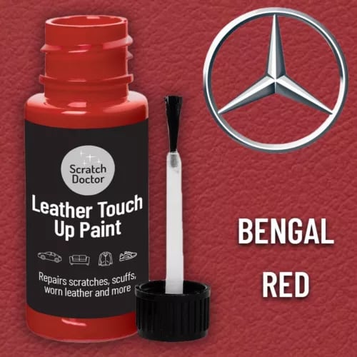MERCEDES BENGAL RED 807N/507E Leather Touch up Car Seat Repair Paint MERCEDES BENGAL RED 807N/507E Leather Touch up Car Seat Repair Paint