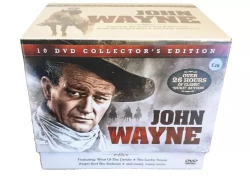 JOHN WAYNE 10 DVD COLLECTORS EDITION . Region 2 Brand New