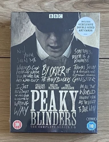 PEAKY BLINDERS The Complete Series 1-5 DVD Boxset , Region 2 Brand New