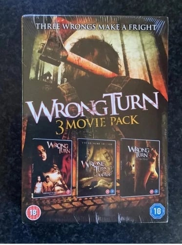 Wrong Turn 1-3 - 3 Disc Set - 2010 - Region 2 DVD - . Brand New