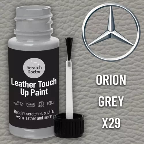 MERCEDES ORION GREY X29 Leather Touch up Car Seat Repair Paint