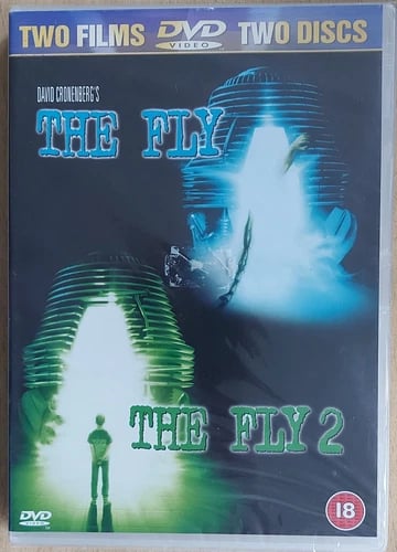 The Fly & The Fly 2 (2-levyn DVD-setti, 2001) Jeff Goldblumin tähdittämänä The Fly & The Fly 2 (2-levyn DVD-setti, 2001) Jeff Goldblumin tähdittämänä