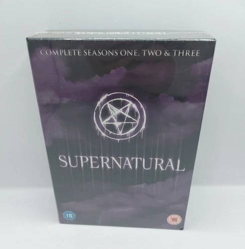 Supernatural: The Complete Seasons 1-3 DVD (2008) Jared Padalecki cert 15 17 Region 2 Brand New