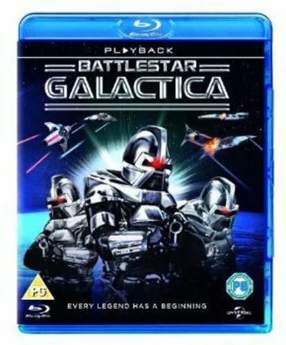 Battlestar Galactica [Blu-ray] [1978] [Region Free] [DVD][Region 2] Brand New