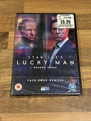 Stan Lee's Lucky Man: Sæson 3 DVD (2018) James Nesbitt Stan Lee's Lucky Man: Sæson 3 DVD (2018) James Nesbitt