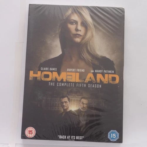 Homeland Complete Series 5 DVD 5th Fifth Season Five R2 CIA Espionage Region 2 Brand New