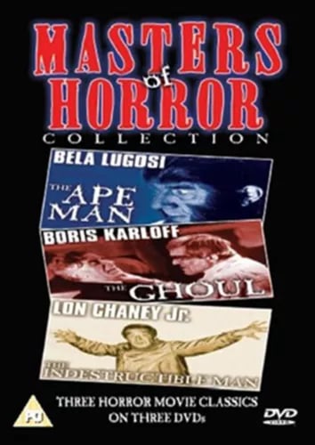 MASTER OF HORROR COLLECTION DVD ‎Bela Lugosi Boris Karloff MOVIE FILM R2 Region 2 Brand New
