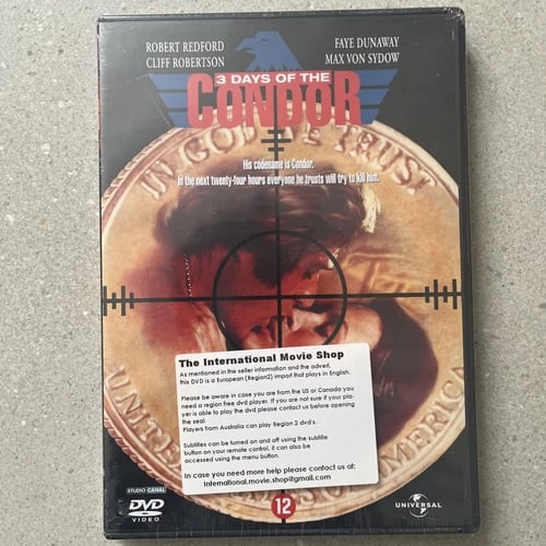 3 Days of the Condor DVD (Region 2)