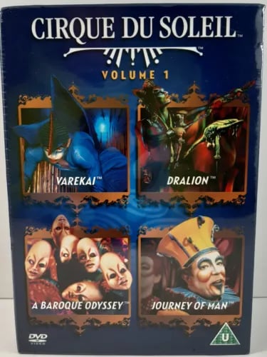 Cirque Du Soleil: Volume 1 (DVD Boxset, c.2002) Region 2 PAL