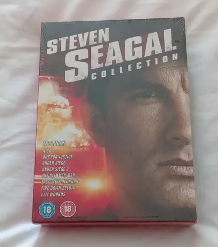 STEVEN SEAGAL COLLECTION : 8 FILM DVD BOX SET : Region 2 Brand New
