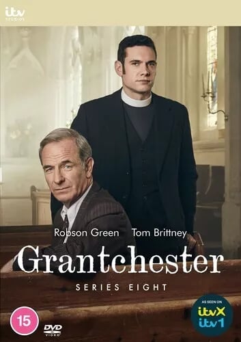 Grantchester: Series Eight DVD (2024) Tom Brittney cert 15 2 discs Region 2 Brand New