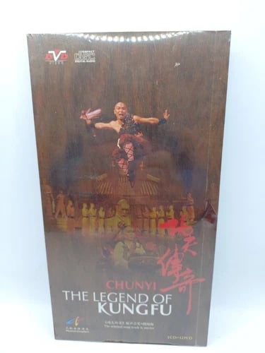 Chunyi The Legend of Kung Fu - DVD & Soundtrack CD i trekasse