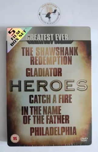 Greatest Ever Heroic Movies Collection Steelbook DVD Box Set SEE DESCRIPTION Region 2 Brand New