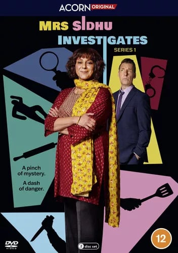 Mrs Sidhu Investigates: Series 1 DVD (2023) Meera Syal cert 12 2 discs Region 2 Brand New